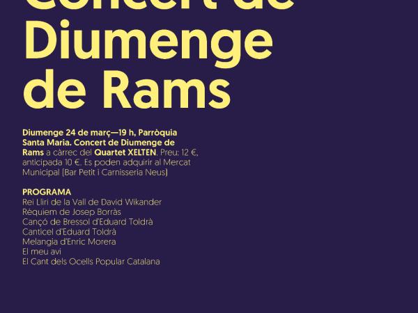 CONCERT DE DIUMENGE DE RAMS