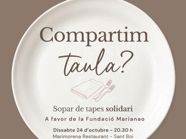 Sopar Solidari Marimorena - Fundació marianao