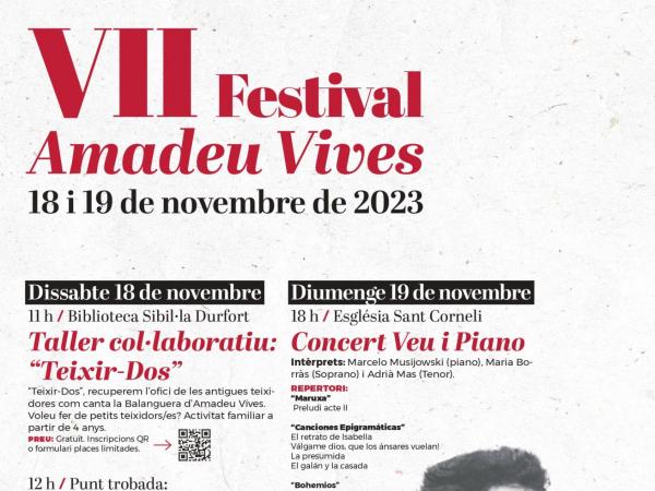 VII FESTIVAL AMADEU VIVES