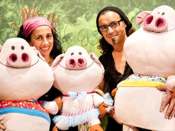 Cia. Samfaina de colors: "Els 3 porquets es caguen de por"