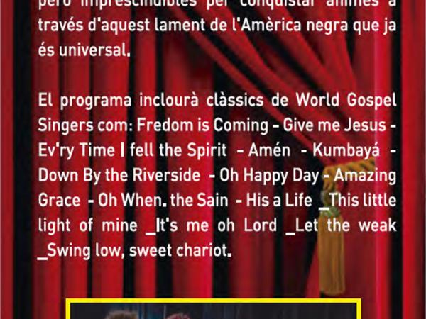 World Gospel Singers (Petits Concerts a l'Orfeó 2016)