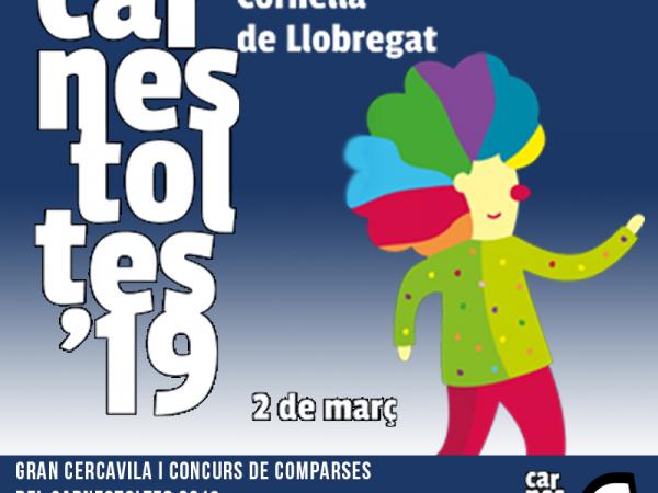 Gran cercavila i concurs de comparses del Carnestoltes 2019 de Cornellà de Llobregat