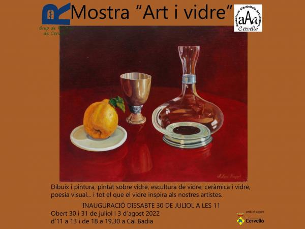 Exposició fotogràfica Gent de vidre i mostra Art i Vidre