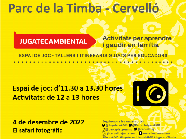 Jugateca ambiental - Safari fotogràfic