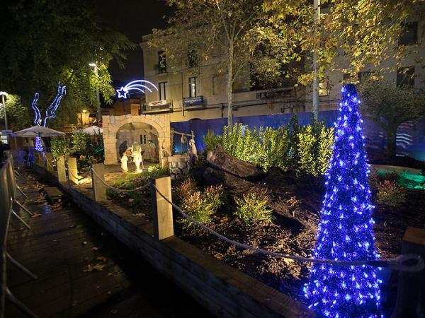 Acte encesa de llums Pl. Generalitat