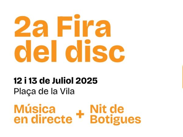 2a fira del disc i 1a Nit de botigues