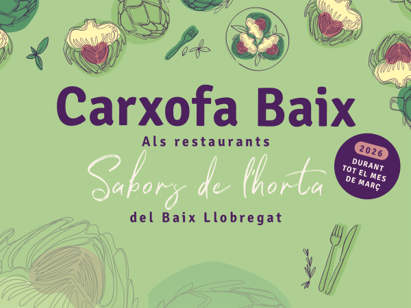 CARXOFA BAIX als restaurants Sabors de l’Horta del Baix Llobregat 