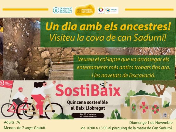 Un dia amb els ancestres. Visita guiada a la cova de Can Sadurní