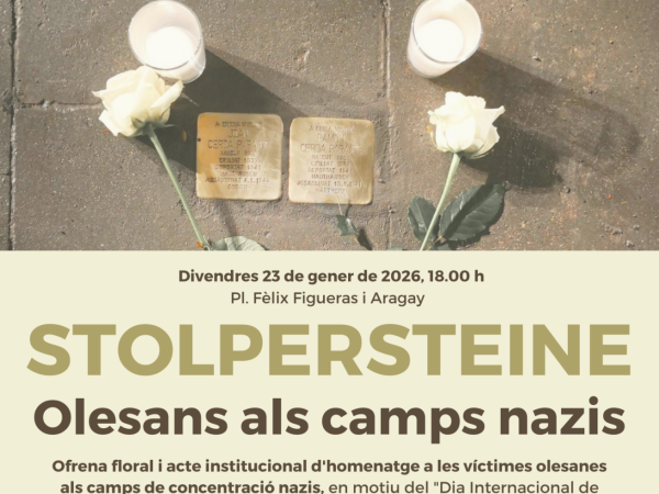Acte institucional d'homenatge a les víctimes olesanes als camps nazis