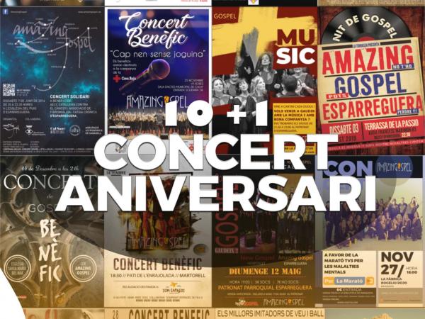 Aniversari 10+1 Amazing Gospel 