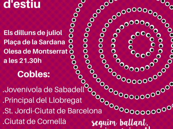 Ballades de sardanes tots els dilluns de juliol