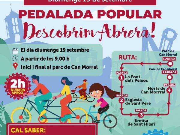 PEDALADA POPULAR . DESCOBRIM ABRERA!