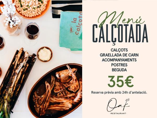 Menú de calçotada amb vistes úniques