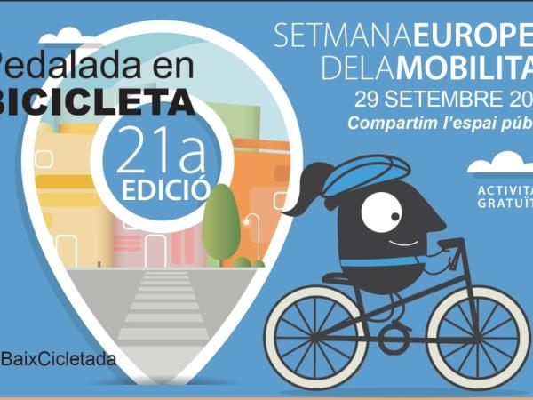 21a Pedalada en Bicicleta. BaixCicletada