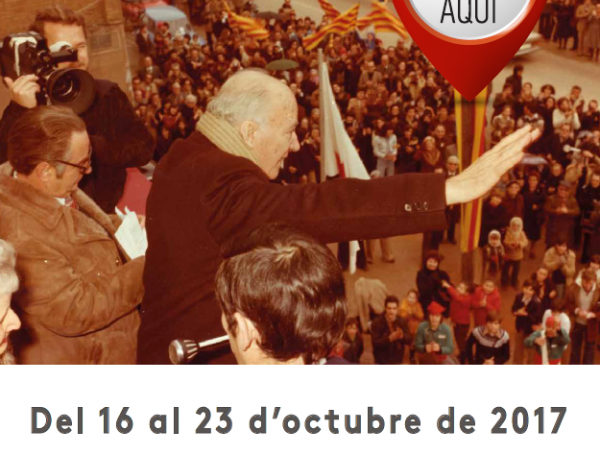 Cartell Any Tarradellas a Cervelló