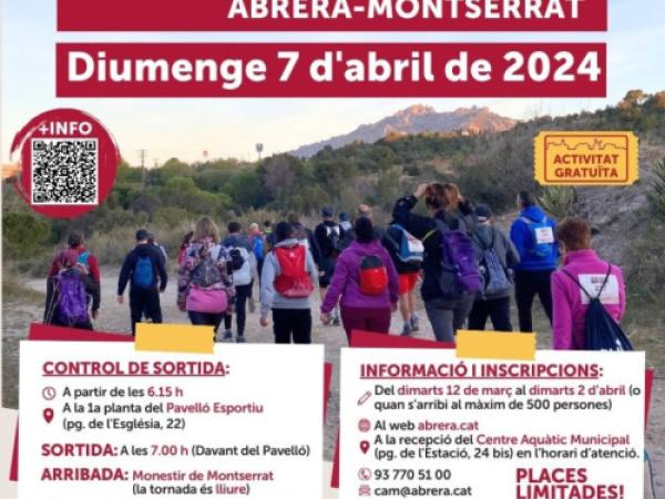XXIII CAMINADA DE PRIMAVERA ABRERA-MONTSERRAT