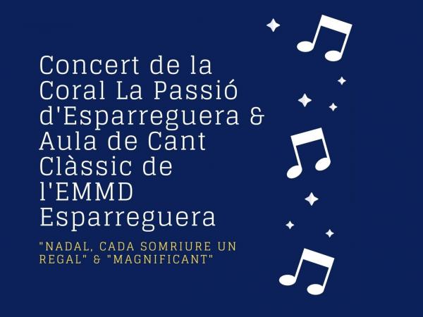 Concert de la Coral La Passió i l’aula de cant de l’EMMD a La Passió d'Esparreguera