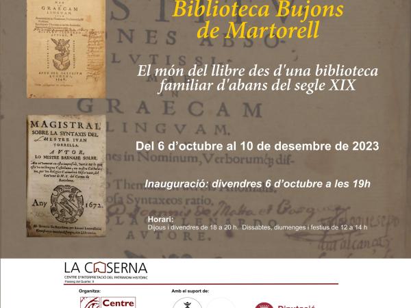 Inauguració de l'exposició "Història de llibres de la Biblioteca Bujons de Martorell"