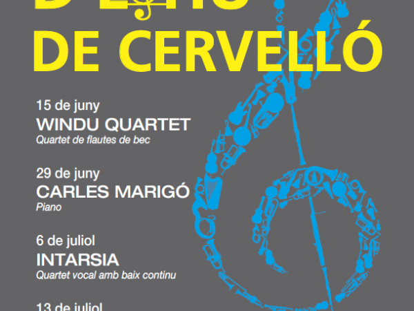 Cartell programació Festival d'estiu 2019