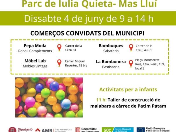 Mercat ambulant amb activitats i jocs