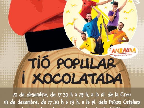 tió popular i xocolatada molins de rei 2019