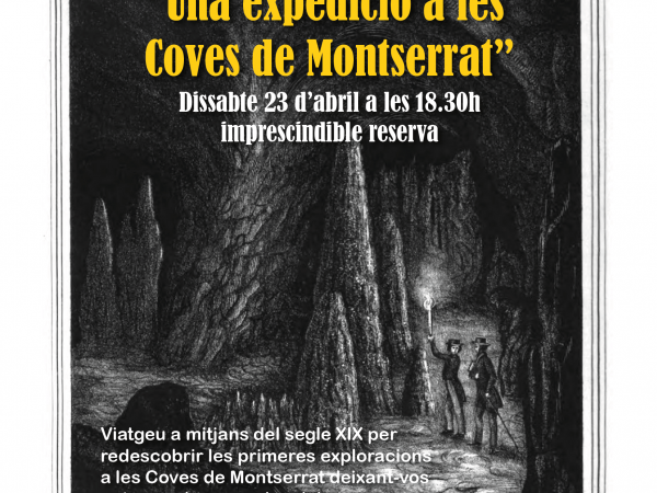 Visita literària "Una expedició a les Coves de Montserrat"