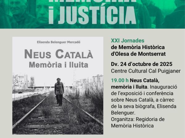 Neus Català, memòria i lluita