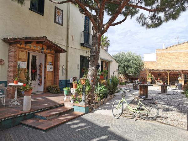 entrada , pati i les bicis per llogua