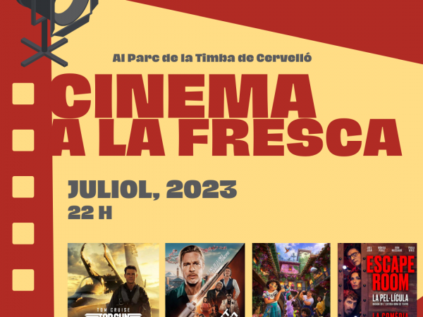 Cinema a la fresca a Cervelló
