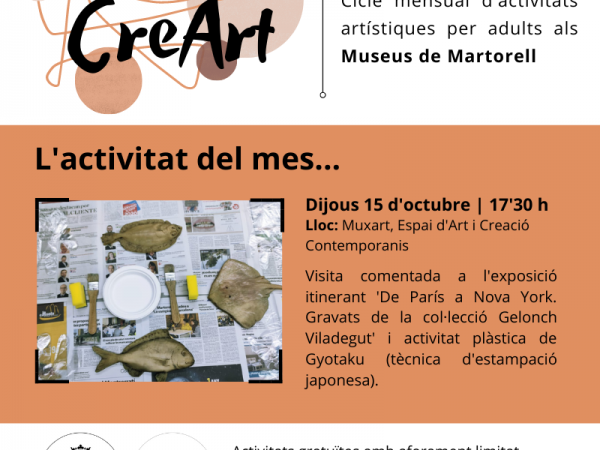 Taller gratuït de Gyotaku (estampat japonès)