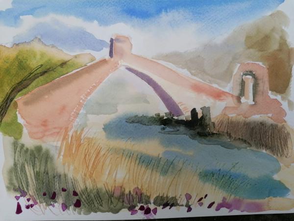 CreArt: Pintura al natural del Pont del Diable de Martorell