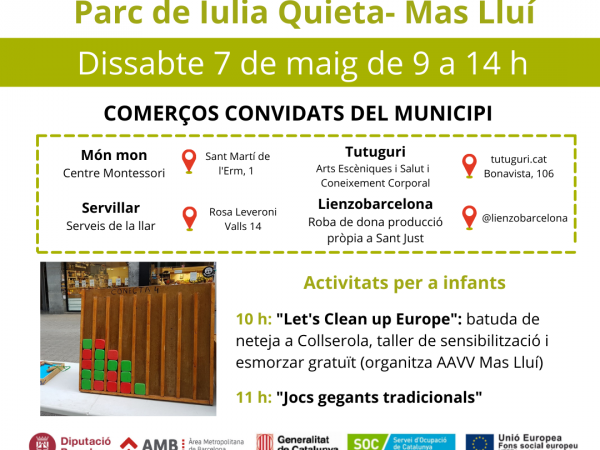Mercat ambulant amb activitats i jocs
