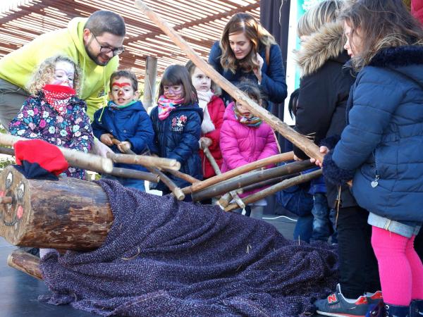 Tió de Nadal popular del Barri Centre