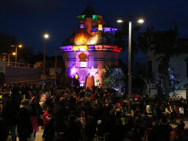 Torre de la Creu engalanada