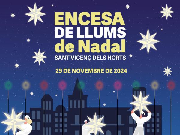 Encesa de llums de Nadal a Sant Vicenç dels Horts