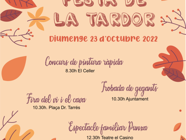 FESTA DE LA TARDOR