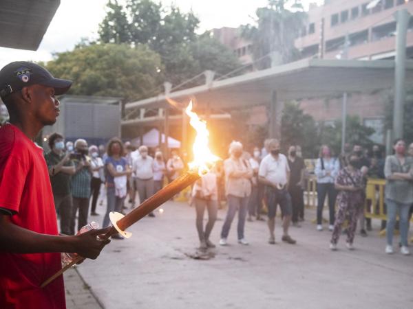 Flama del  Canigó i revetlla de Sant Joan