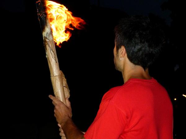 Arribada de la Flama del Canigó 