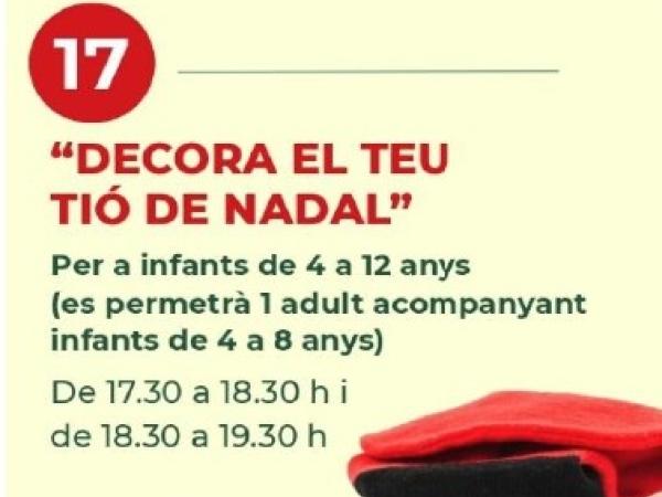 MERCADIJOUS: “DECORA EL TEU TIÓ DE NADAL”
