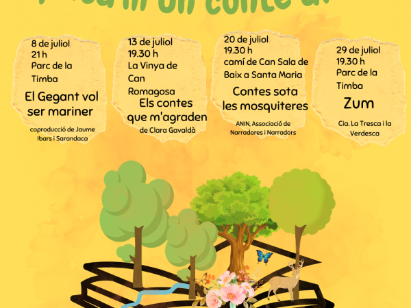 Cicle "Explica'm un conte al bosc"