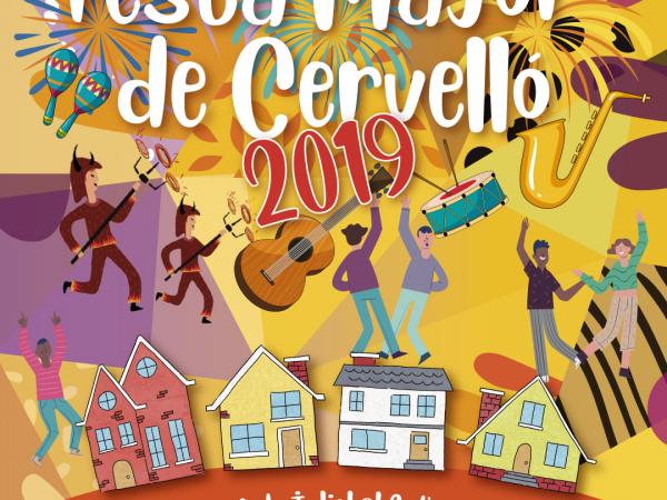Cartell Festa Major Cervelló 2019