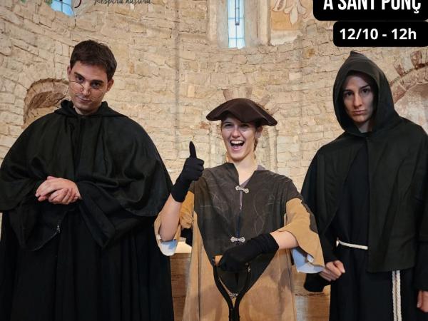 Visita teatralitzada a l'antic monestir de Sant Ponç