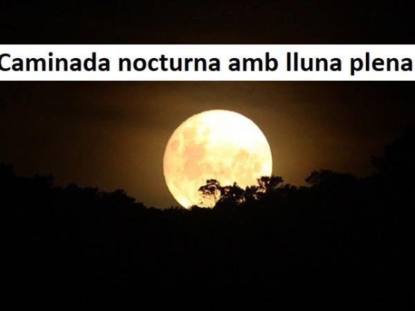 Caminada nocturna amb lluna plena