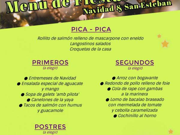 Menú de Nadal a Les Vinyes de Martorell