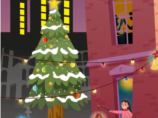 Acte d'encesa llums de Nadal