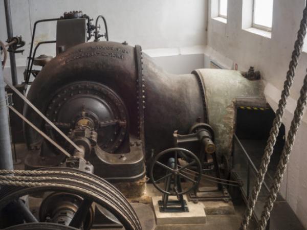 Museu de la Colònia Sedó d'Esparreguera. La gran turbina