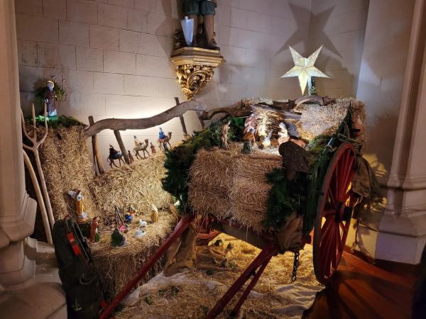 Inauguració del Pessebre dels Tres Tombs amb xocolatada