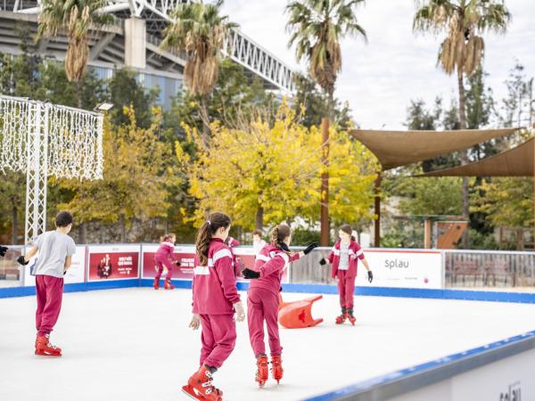 Pista de patinatge solidària de Splau i Tots Som de Cor