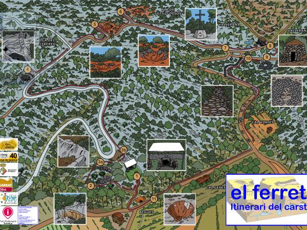 El Ferret: itinerari del carst 