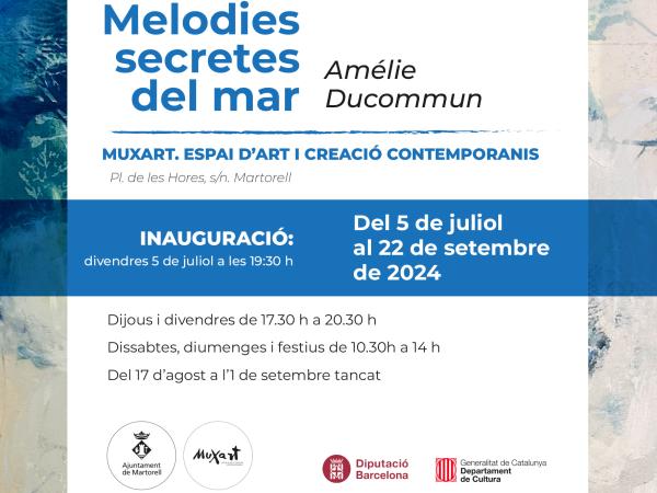 Inauguració de l'exposició "Melodies secretes del mar. Amélie Ducommun"